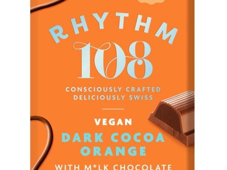 Rhythm 108 Chocolate Tablet Dark Cocoa Orange 100g Online Hot Sale