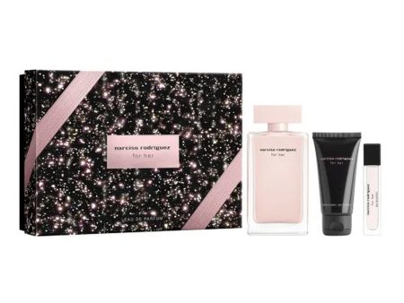 Women s Perfume Set Narciso Rodriguez FOR HER EDP 3 Pieces Sale