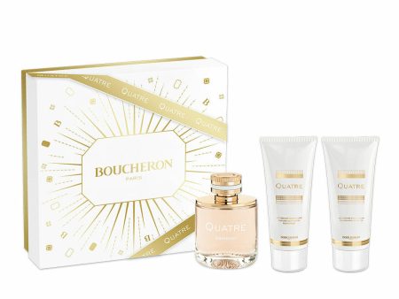 Women s Perfume Set Boucheron QUATRE POUR FEMME EDP 3 Pieces on Sale