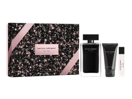 Women s Perfume Set Narciso Rodriguez FOR HER 3 Pieces Online Hot Sale