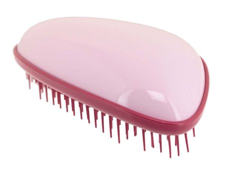 Brush Detangler Pink Maroon For Cheap