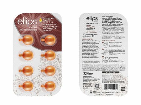 Vitamins Ellips Hair Vitality Thermoprotective Tablets Argan Oil Online Hot Sale