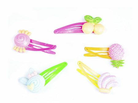 Hair Clips Inca   Fruits (5 Pieces) Hot on Sale