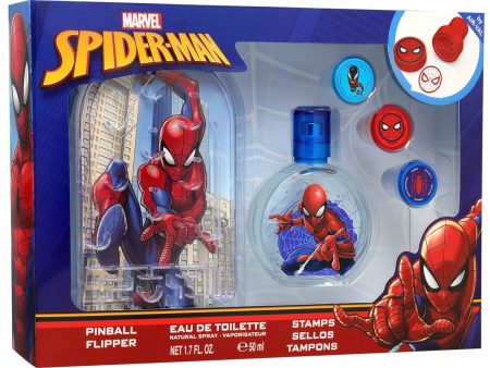 Children s Perfume Air-Val SPIDERMAN EDT 50+PINBALL EDT 50 ml 3 Pieces Online Hot Sale