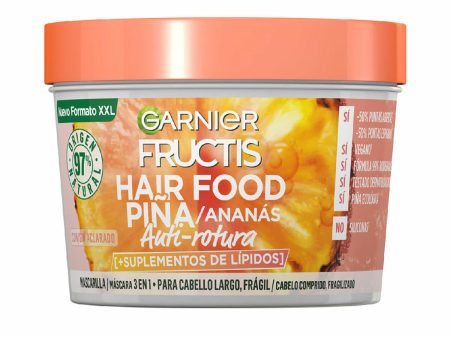 Anti-hairloss Cream Garnier Fructis Hair Food Anti-Breakage Pineapple 350 ml on Sale