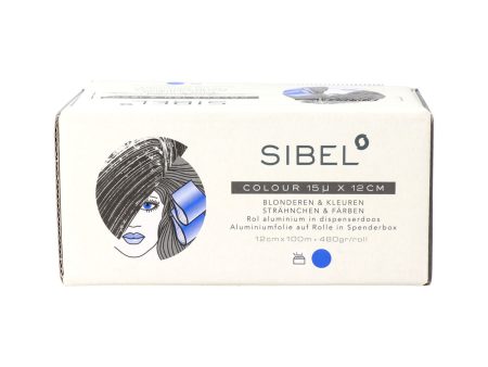 Aluminium foil Sinelco Sibel High Hair and Beauty 15 x 12 x 100 cm Blue Discount