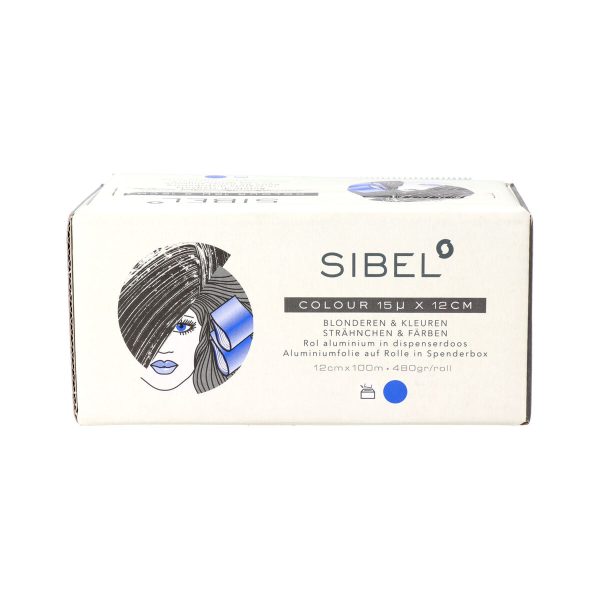 Aluminium foil Sinelco Sibel High Hair and Beauty 15 x 12 x 100 cm Blue Discount