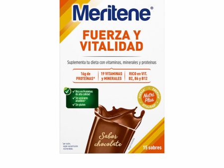 Shake Meritene Fuerza Y Vitalidad Chocolate 30 g 15 Units Online now